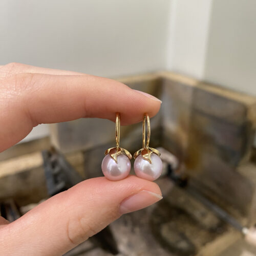 Perle ørepynt (Ferskvand)