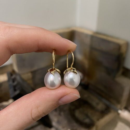 Perle ørepynt (South Sea)