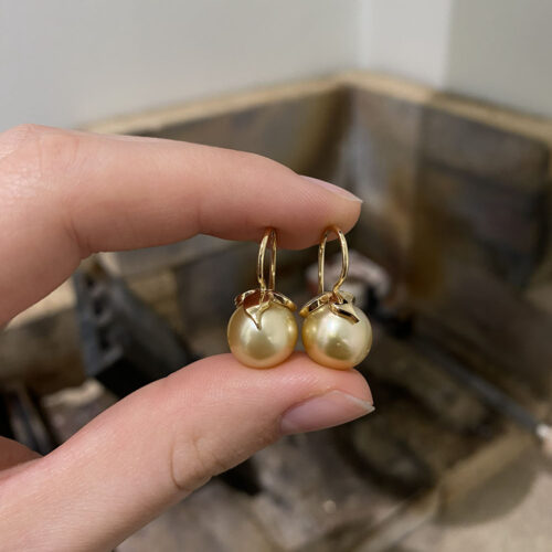 Perle ørepynt (South Sea)