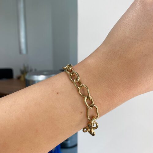 Organisk guldarmbånd