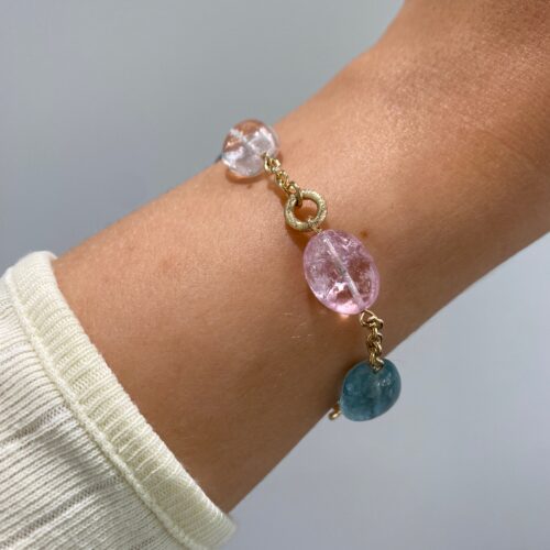 Armbånd med ædelsten