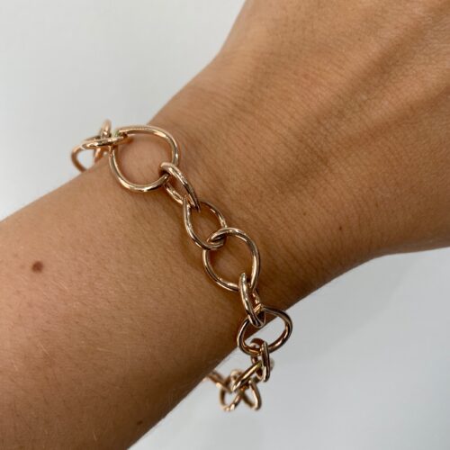 Rosa guld armbånd
