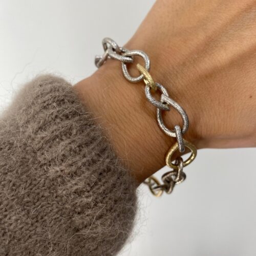 Dråbe armbånd m. guld led